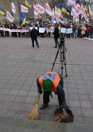 Rally against the adoption of the General Plan of Odessa