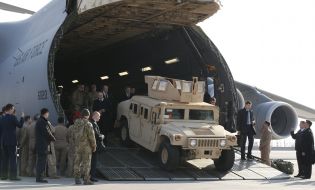 American armored cars HMMWV