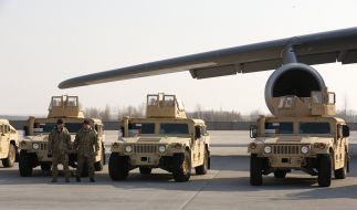 American armored cars HMMWV