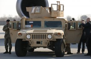 American armored car HMMWV
