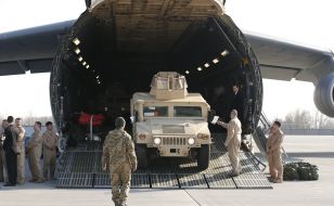 American armored car HMMWV