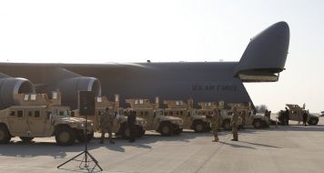 American armored cars HMMWV