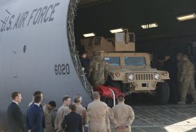 American armored car HMMWV
