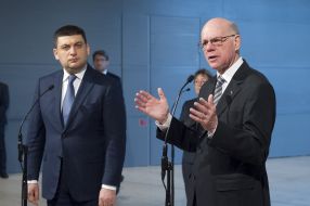 Владимир Гройсман и Норберт Ламмерт