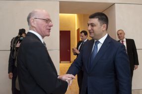 Владимир Гройсман и Норберт Ламмерт