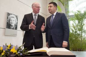 Владимир Гройсман и Норберт Ламмерт