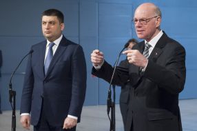 Владимир Гройсман и Норберт Ламмерт