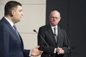 Владимир Гройсман и Норберт Ламмерт