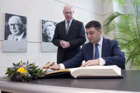 Владимир Гройсман и Норберт Ламмерт