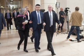 Владимир Гройсман и Норберт Ламмерт