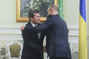 Арсеній Яценюк і Рашид Мередов 
