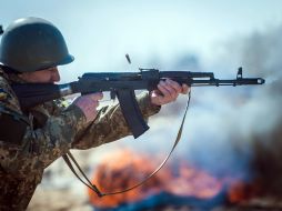 Servicemen at the landfill