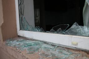 Broken window