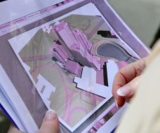 Макет многоэтажного здания