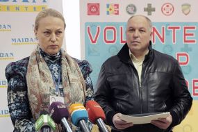 Inna Sviridova-Kalinichenko and Oleg Khomenko