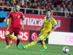 Тарас Степаненко та Андрес Іньєста