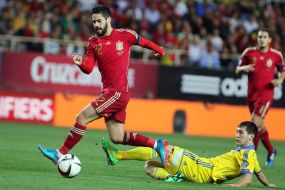 Taras Stepanenko and Francisco Isco