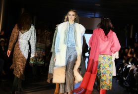Fashion show by designer Roksolana Bogutska