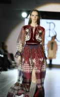 Fashion show by designer Roksolana Bogutska