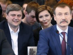 Olena Bondarenko and Mykhailo Papiev