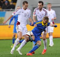Футбол. Сборная Украины - сборная Латвии