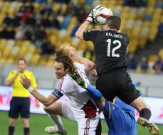 Football. National team of Ukraine - national team of Latvia