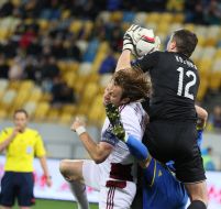Football. National team of Ukraine - national team of Latvia