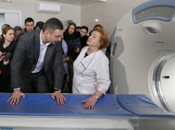 Vitaliy Klichko and Zhanna Vasilyeva