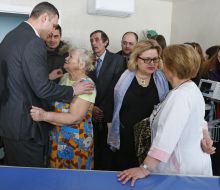 Vitaliy Klichko and Zhanna Vasilyeva