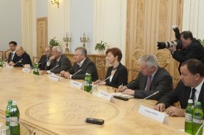 Viktor Pinchuk and Aleksander Kwasniewski