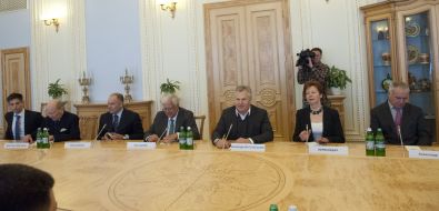 Viktor Pinchuk and Aleksander Kwasniewski