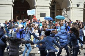 Action "Lvov in blue"