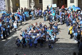 Action "Lvov in blue"