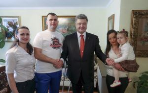 Petr Poroshenko and Dmitriy Merzlikin