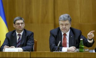 Petr Poroshenko and Vitaliy Kovalchuk
