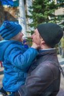 Street action of parents of children with autism