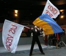 A juggler Artem Khomanko