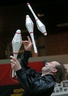 A juggler Artem Khomanko