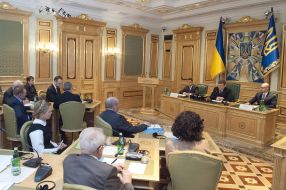 Vladimir Groysman, Petr Poroshenko and Arseniy Yatsenyuk