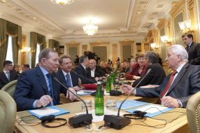 Leonid Kuchma and Leonid Kravchuk