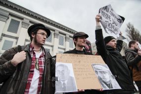 Акция солидарности с Александром Кольченко