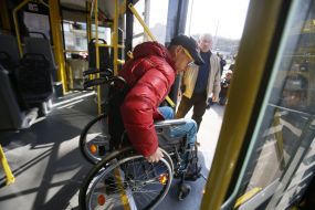 Журналист на инвалидной коляске