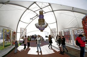 Easter eggs in the territory of St. Sophia