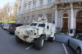 The prototype of armored vehicle "Dozor-B"