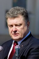 Petr Poroshenko on the frigate "Hetman Sahaidachny"