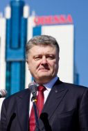 Petr Poroshenko on the frigate "Hetman Sahaidachny"