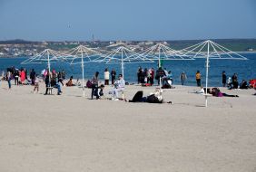 People on the beach