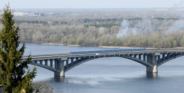 View of the Metro bridge 