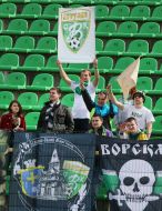 Вболівальники на трибуні