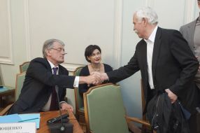Viktor Yushchenko, Irina Vannikova and Bogdan Hawrylyshyn